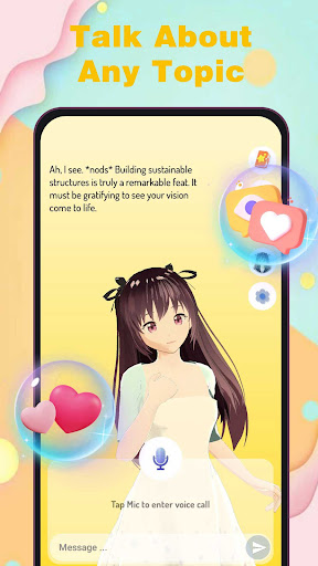 Android application Sakura AI Friend screenshort
