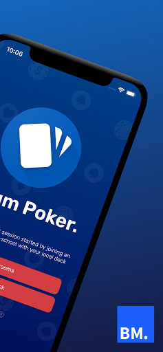 Scrum Poker Rooms. Screen 2