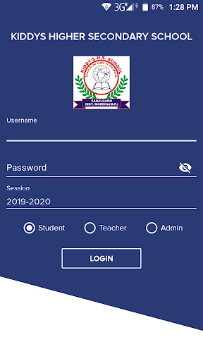 Android application Kiddys Higher Secondary School screenshort
