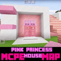 Girls Pink Princess House MCPE