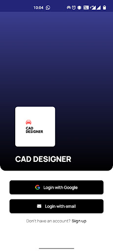 Android application CAD DESIGNER screenshort