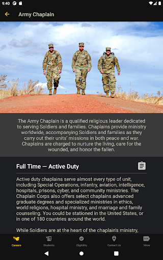 U.S. Army Chaplain Careers