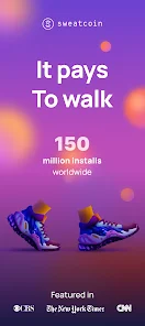 Sweatcoin・Walking Step Counter app review