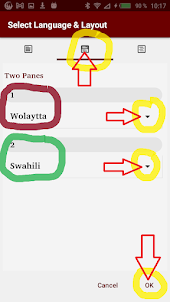 Wolaytta with Swahili English