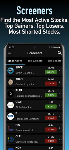 Screenshot of Trade Signals - Stocks Options
