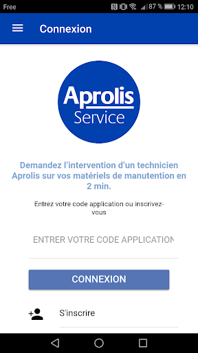 Aprolis Service Screen 2