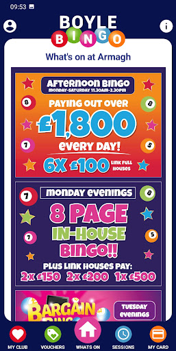 Boyle Bingo Screen 2