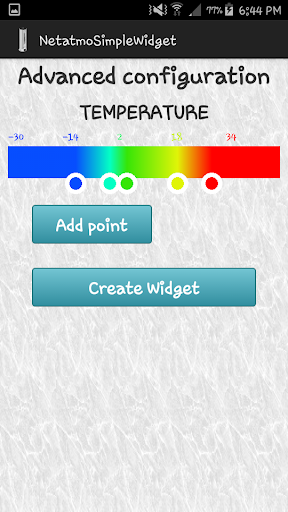 Netatmo Simple Widget Screen 3