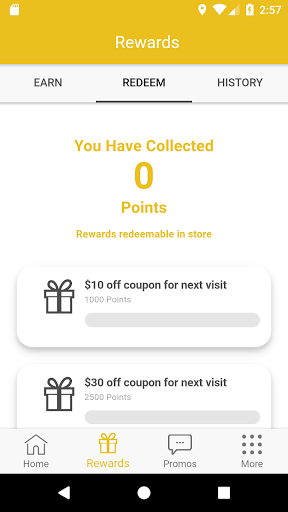 Jackpot Discount Store Rewards Screen 2
