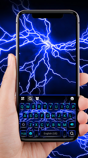 Android application Blue Lightning Theme screenshort
