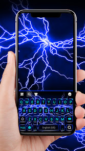 Captura de Pantalla 1 Blue Lightning Teclado android