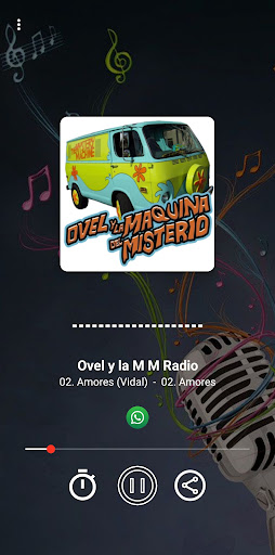 Android application Ovel y la M M Radio screenshort