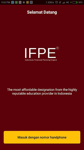 Android application myIFPE screenshort