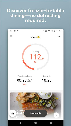Screenshot of Joule: Sous Vide by ChefSteps