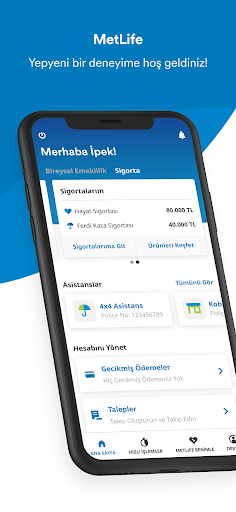 Android application MetLife Cepte screenshort