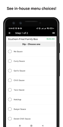 Jimmys Takeaway Screen 2