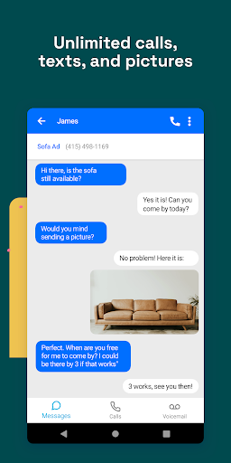 Unlisted - Second Phone Number Screen 3