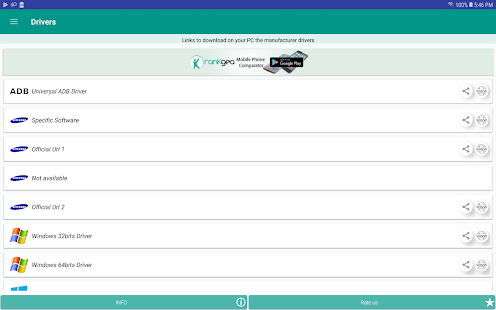 USB Driver for Android Devices Capture d'écran