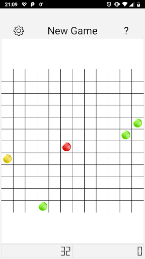 Android application Simple lines screenshort