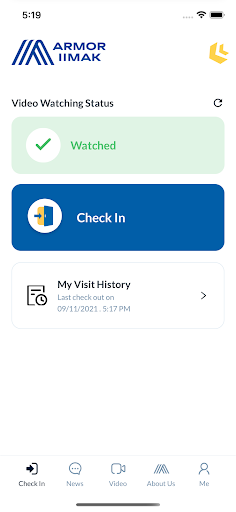 Android application Armor EHS App screenshort