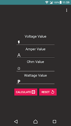Calculator Volt/Amp/Watt/Ohmのおすすめ画像1