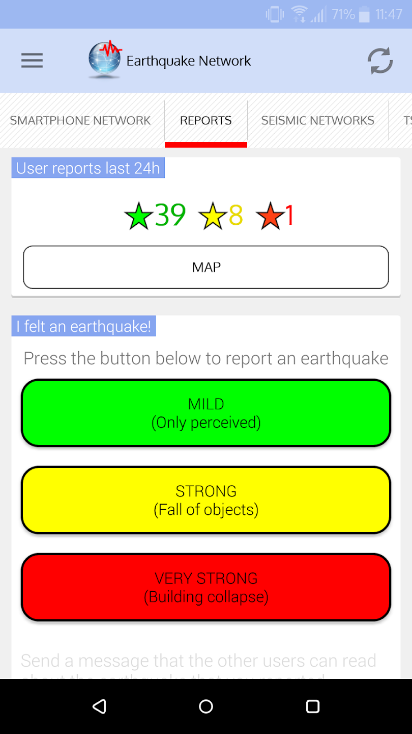 تحميل برنامج Earthquake Network لرصد الزلازل 2023