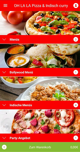 OH LA LA Pizza & Indisch curry Screen 2
