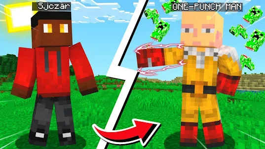 One Punch Man Skin For MCPE