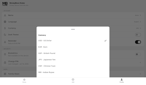 MoneyBoss Home-Expense Tracker screenshot 10