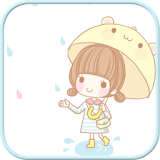 Dasom rain go launcher theme icon
