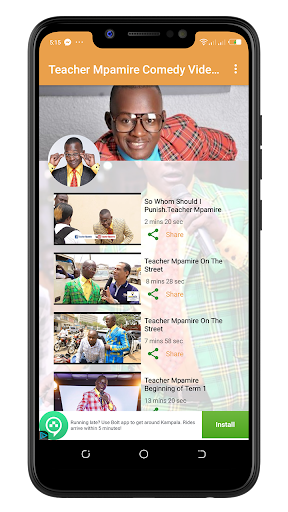 Teacher Mpamire Comedy Videos App - Ugandas Best