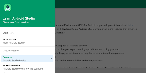 Screenshot of Learn Android Studio Offline