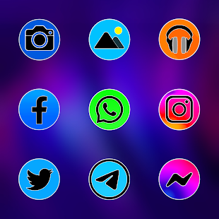 Pixly Fluo - Icon Pack