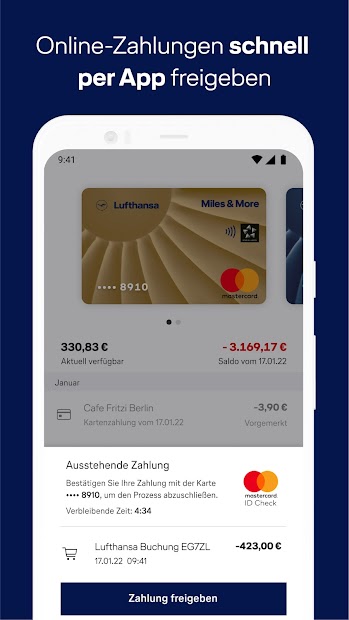 Screenshot 5 Miles & More Credit Card-App android
