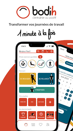 Android application bodih screenshort
