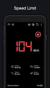 GPS Speedometer : HUD odometer