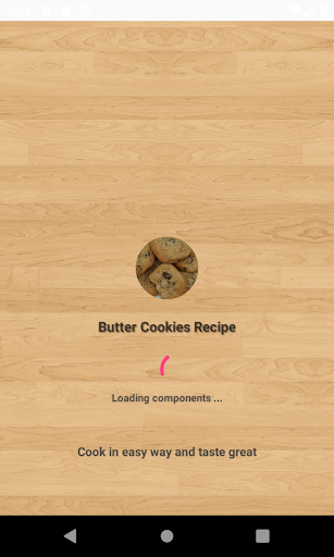 Android application Butter cookies: Biscuit recipe screenshort