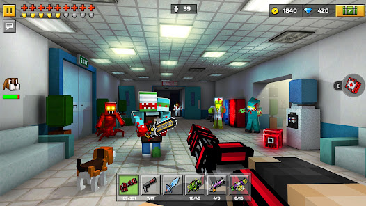 Pixel Gun 3D MOD APK 24.4.2 (Unlocked everything/coins and gems) Gallery 9