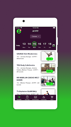 A1FIT Screen 2