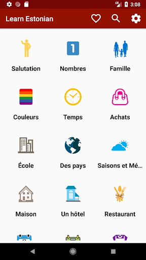 Aperçu de l'application