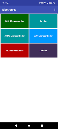 Android application Electronics screenshort