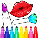 アプリのダウンロード Beauty Makeup: Glitter Coloring Game for  をインストールする 最新 APK ダウンローダ