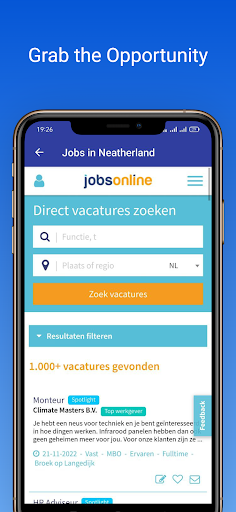 Netherland Jobs Hub Screen 3