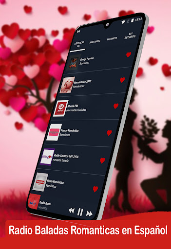 Android application Musica Romatica screenshort