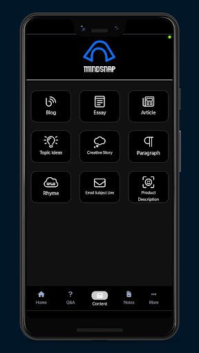 MINDSNAP | AI assistant Screen 3