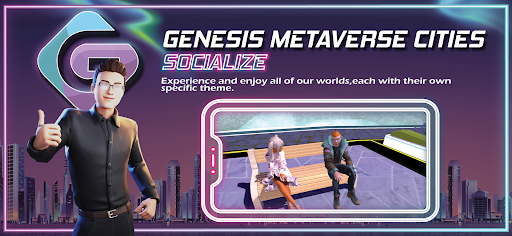 Android application GMC: Genesis Metaverse Cities screenshort