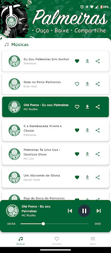 Músicas do Palmeiras Screen 2