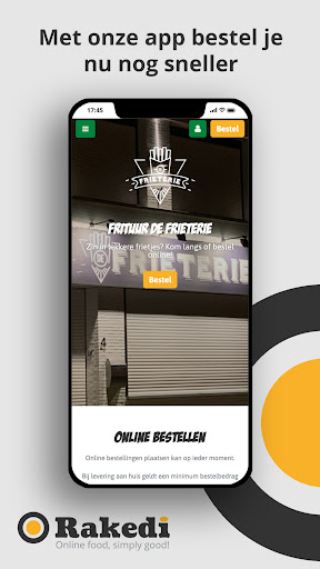 Android application De Frieterie screenshort