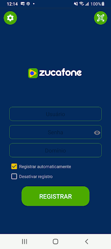 Android application Zucafone screenshort