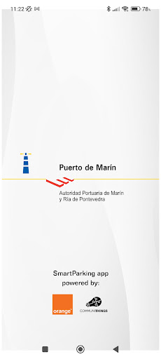 Android application SmartParking APMarín screenshort